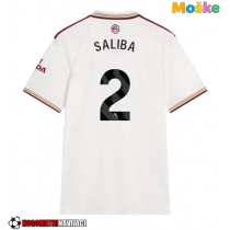 Moške Nogometnih dresov Arsenal William Saliba #2 Tretji 2025-26 Kratki rokavi